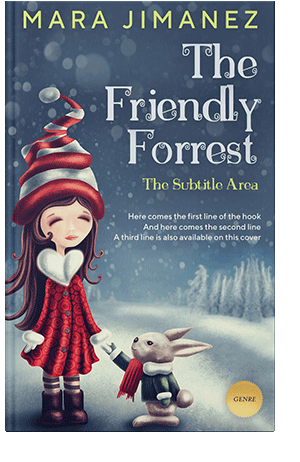 Pre Made Book Cover Pickled Bluewood