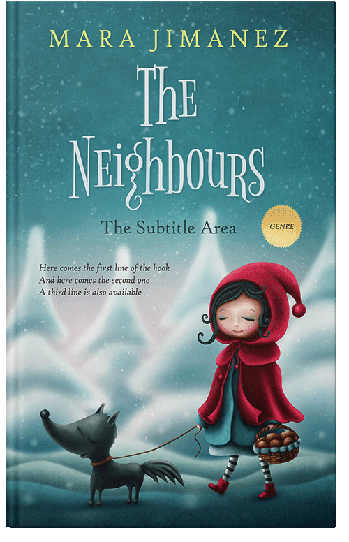 Front view of Premade Fantasy Book Cover - Paradiso