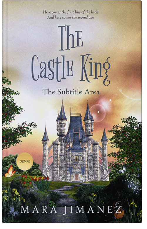 Front view of Premade Fantasy Book Cover - Heavy Metal