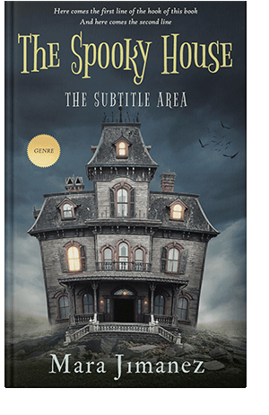 Pre Made Book Cover Outer Space