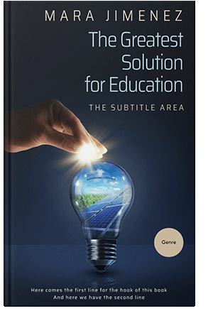 Pre Made Book Cover Ebony