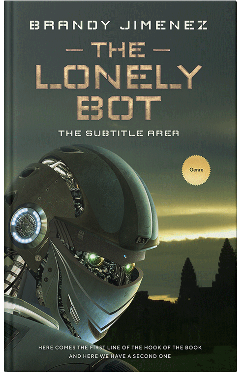 Front view of Premade Science Fiction Book Cover - Heavy Metal