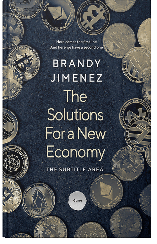 Front view of Premade Business Book Cover - Mirage