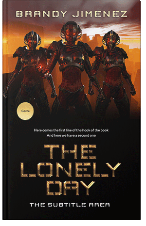 Premade Book Cover Raw Sienna