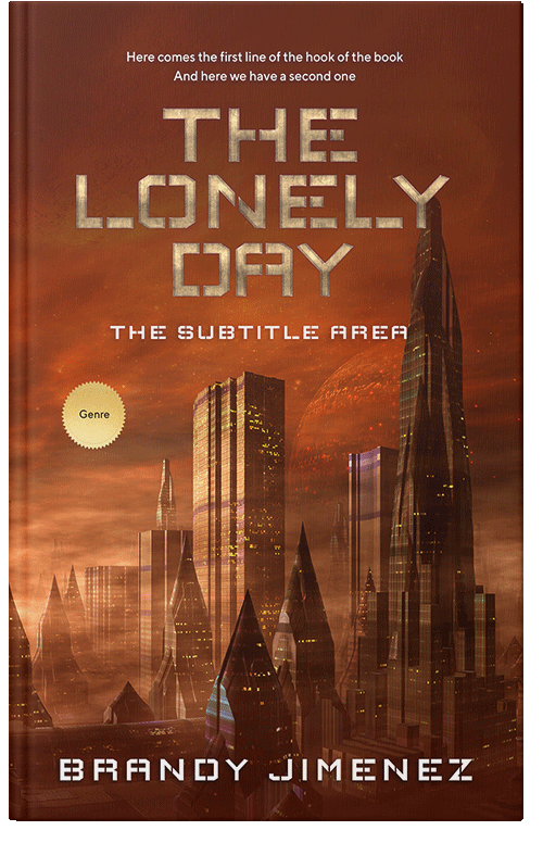 Front view of Premade Science Fiction Book Cover - Pueblo