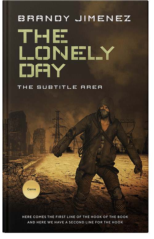 Front view of Premade Mystery & Thriller & Suspense Book Cover - Karaka