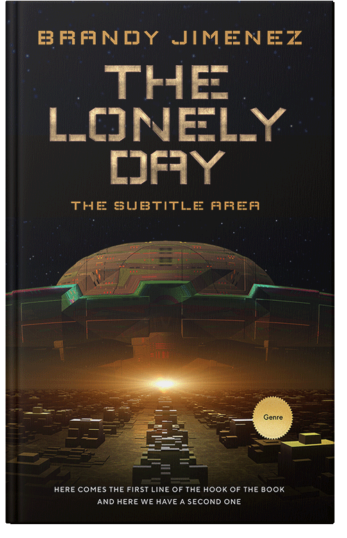 Front view of Premade Science Fiction Book Cover - Twine