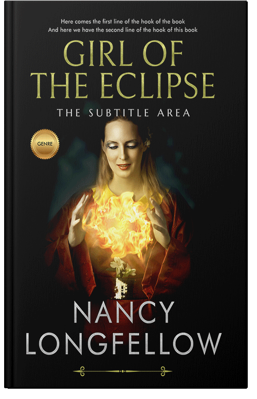 Front view of Premade Fantasy Book Cover - Laser