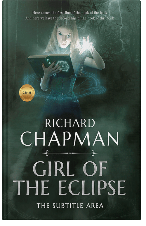 Front view of Premade Fantasy Book Cover - Celtic