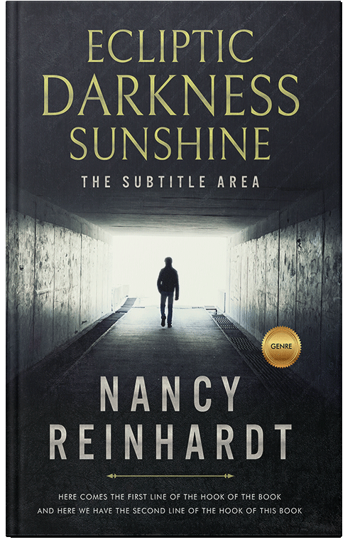 Front view of Premade Mystery & Thriller & Suspense Book Cover - Moon Mist