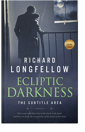 Pre Made Book Cover Oxford Blue