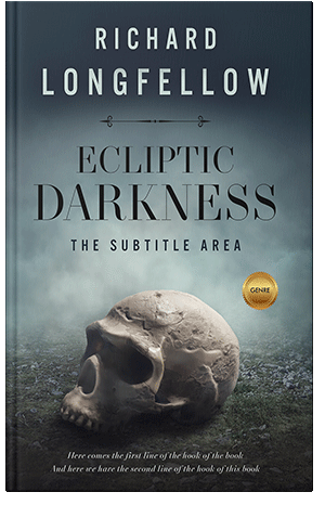 Pre Made Book Cover Outer Space