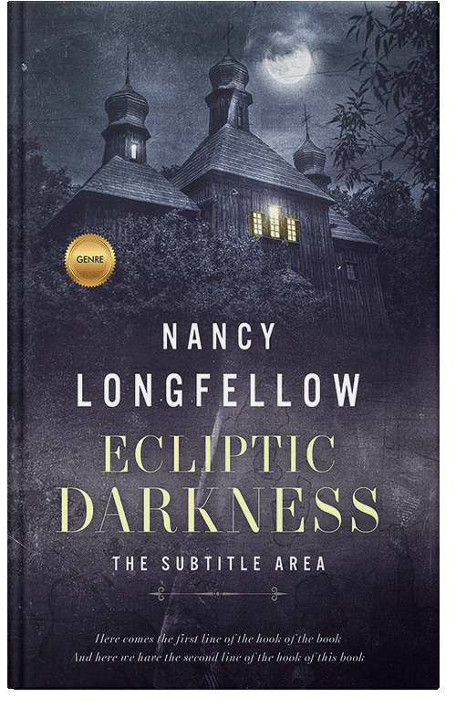 Front view of Premade Horror Book Cover - Charade