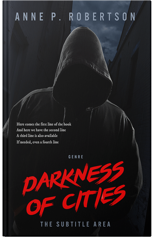 Front view of Premade Mystery & Thriller & Suspense Book Cover - Woodsmoke