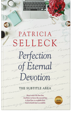 Premade Book Cover Green White