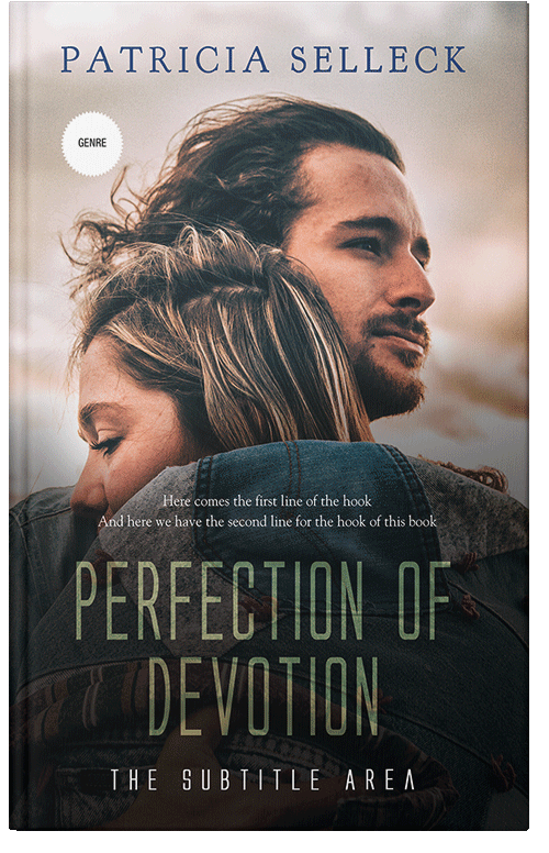 Front view of Premade Romance Book Cover - Outer Space