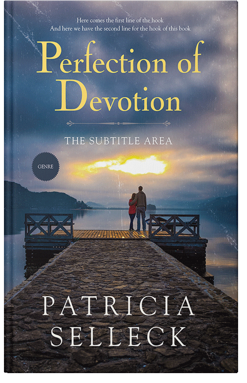 Front view of Premade Romance Book Cover - Blue Bayoux