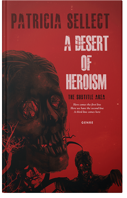 Front view of Premade Horror Book Cover - Night Rider