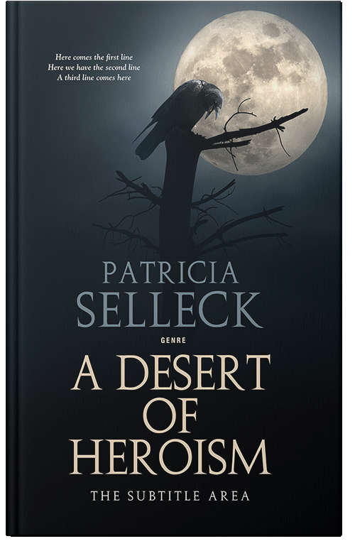 Front view of Premade Apocalyptica Book Cover - Coral Reef