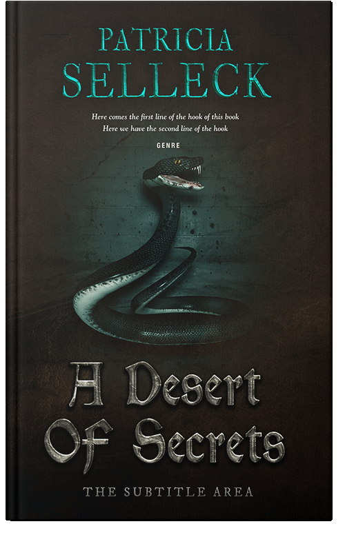 Front view of Premade Fantasy Book Cover - Rangoon Green