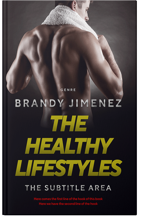 Front view of Premade Health & Dieting & Fitness Book Cover - Gimblet