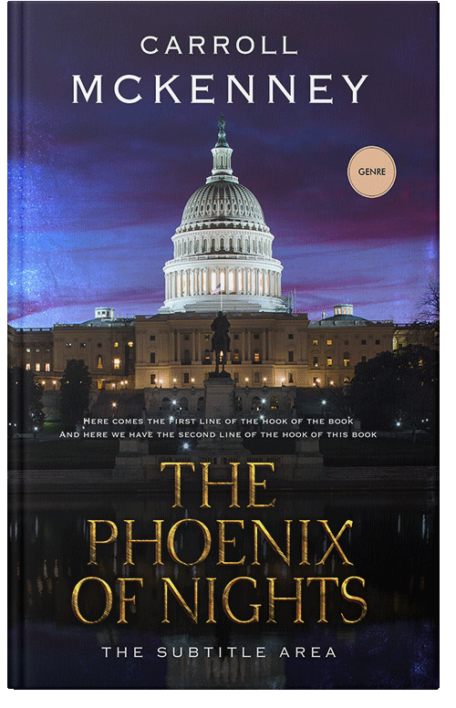 Front view of Premade Action & Adventure Book Cover - Bastille