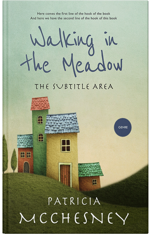 Front view of Premade Fantasy Book Cover - Green Mist