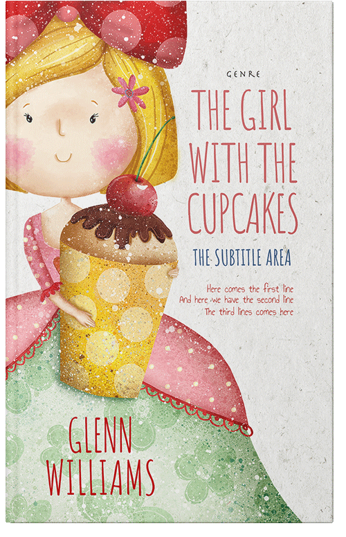 Front view of Premade Fantasy Book Cover - Pearl Bush