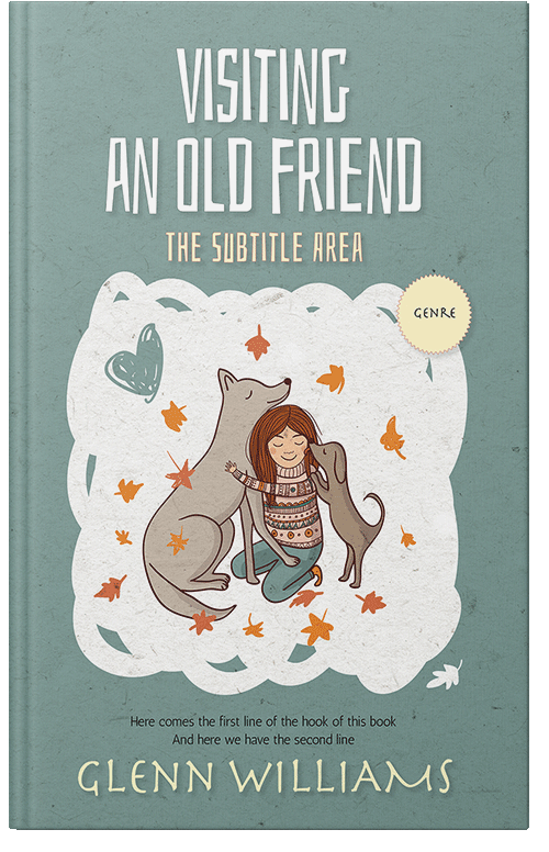 Front view of Premade Chick Lit Book Cover - Granny Smith