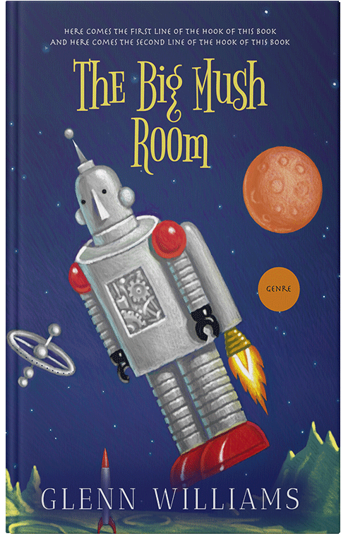 Front view of Premade Science Fiction Book Cover - Cloud Burst