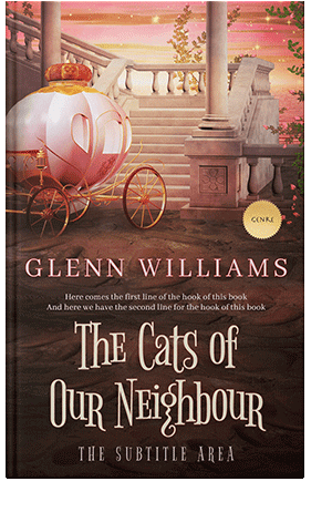 Pre Made Book Cover Petite Orchid