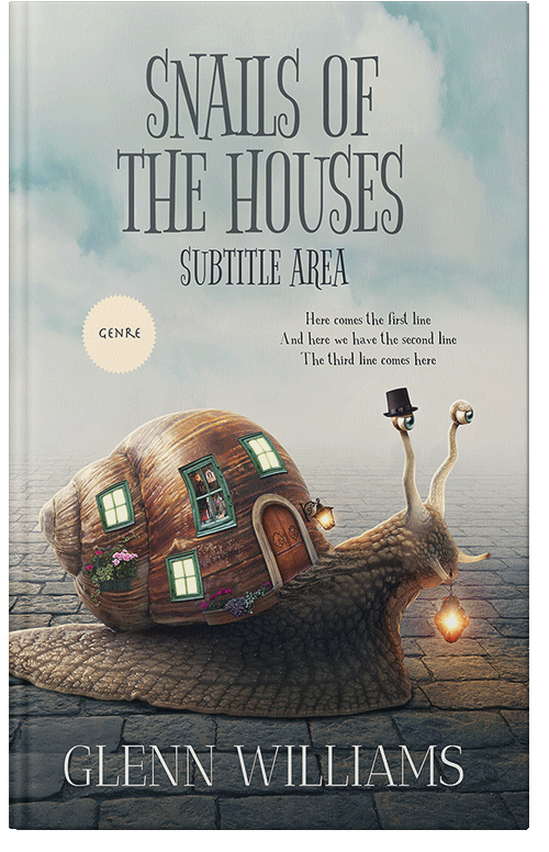 Front view of Premade Fantasy Book Cover - Kangaroo