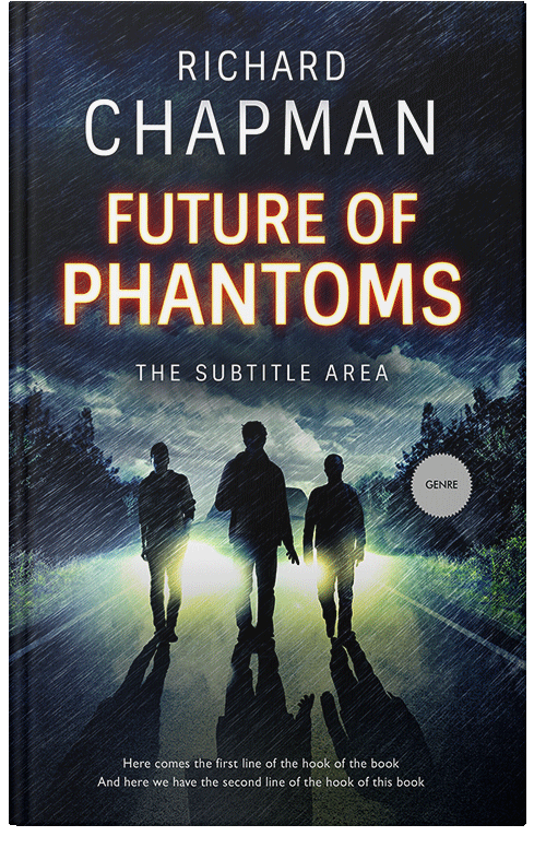 Front view of Premade Teen & Young Adult Book Cover - Thistle Green