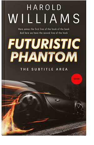 Pre Made Book Cover Night Rider