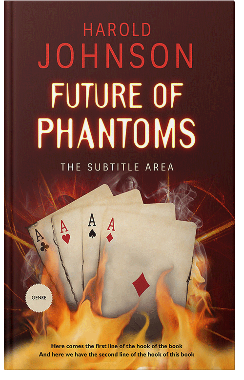 Front view of Premade Action & Adventure Book Cover - Van Cleef