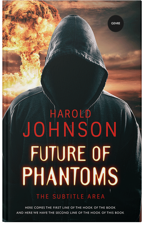 Front view of Premade Mystery & Thriller & Suspense Book Cover - Cod Gray