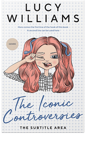 Pre Made Book Cover Ebony Clay