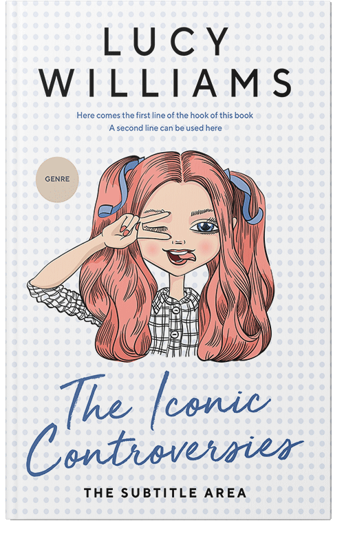 Front view of Premade Teen & Young Adult Book Cover - Ebony Clay