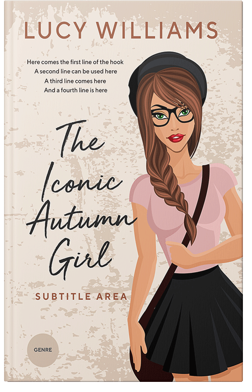 Front view of Premade Teen & Young Adult Book Cover - Cocoa Brown