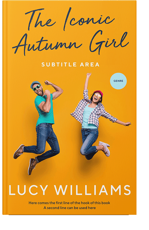 Front view of Yellow Sea #3728 - Premade Romance Book Cover