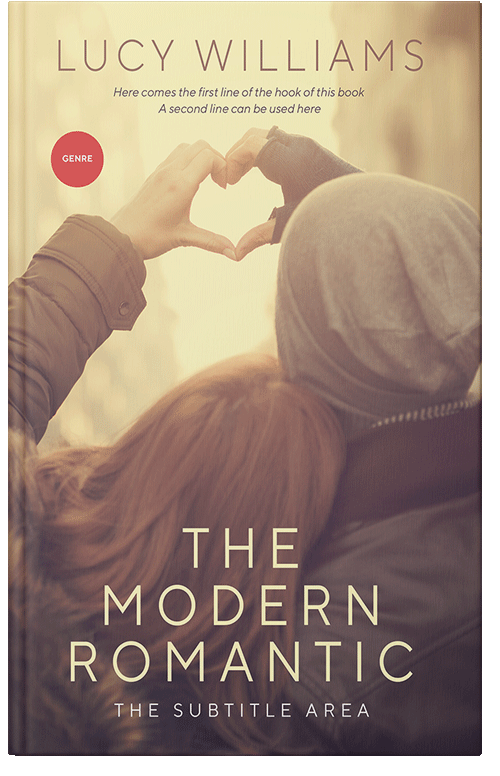 Front view of Premade Romance Book Cover - Russett