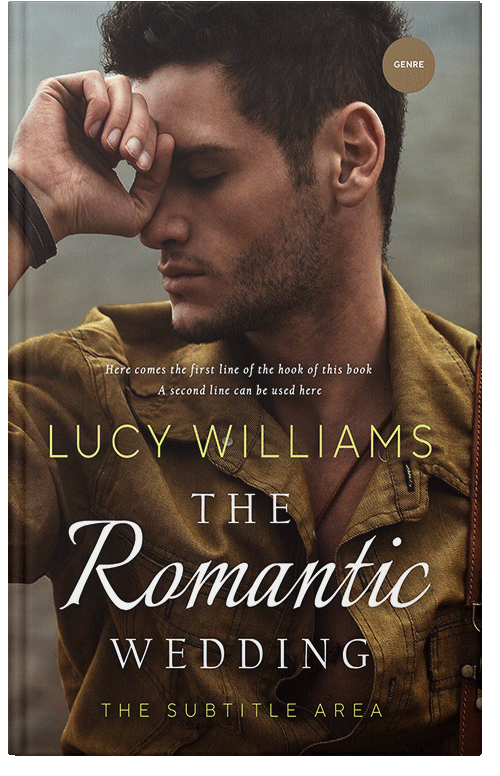 Front view of Premade Romance Book Cover - Cedar