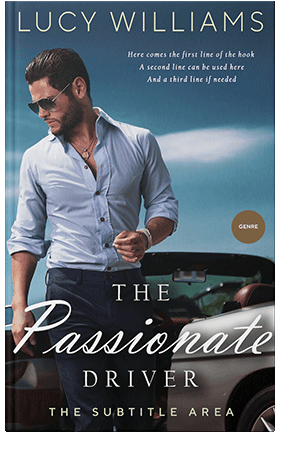 Pre Made Book Cover Ebony Clay