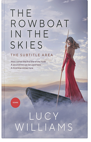 Premade Book Cover Gray Suit