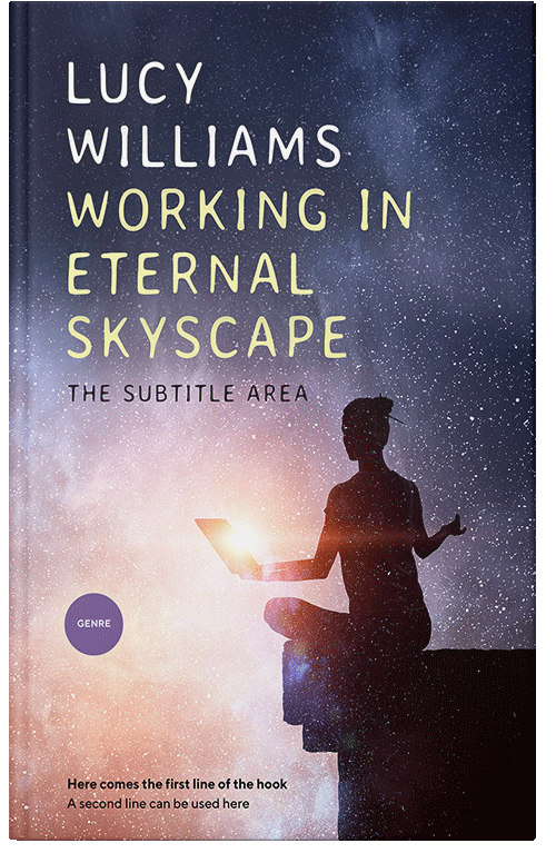 Front view of Premade Self-Improvement & Self-Help Book Cover - Oyster Pink