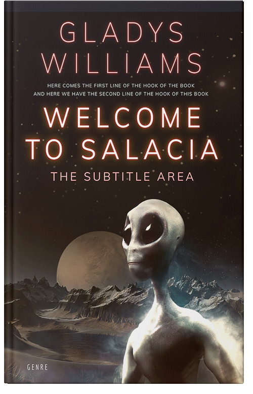 Front view of Premade Science Fiction Book Cover - Eternity