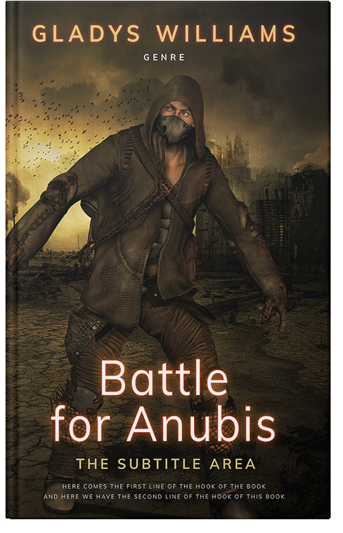 Front view of Premade Apocalyptica Book Cover - Eternity