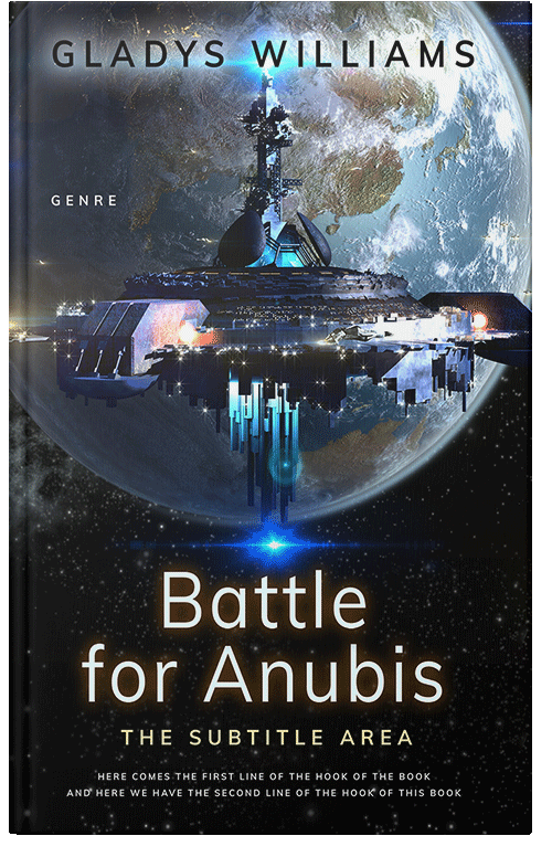 Front view of Premade Science Fiction Book Cover - Woodsmoke