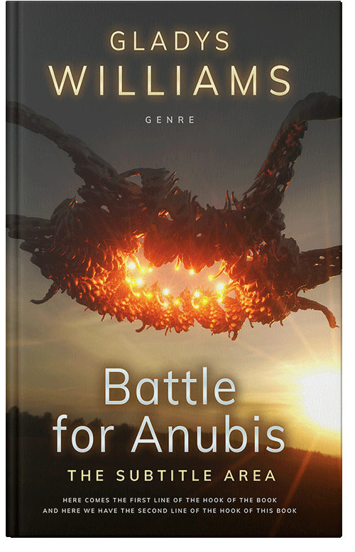 Front view of Premade Science Fiction Book Cover - Bistre