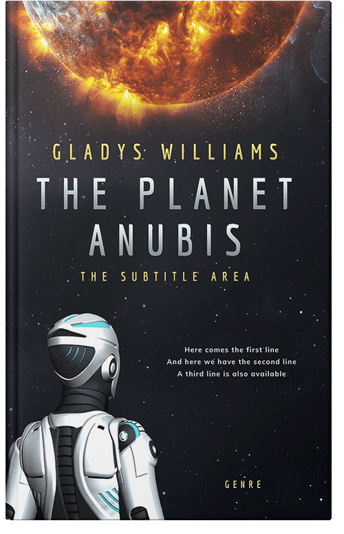 Front view of Premade Science Fiction Book Cover - Twine